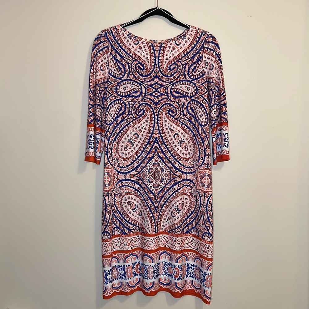 London Times | Paisley Print Dress